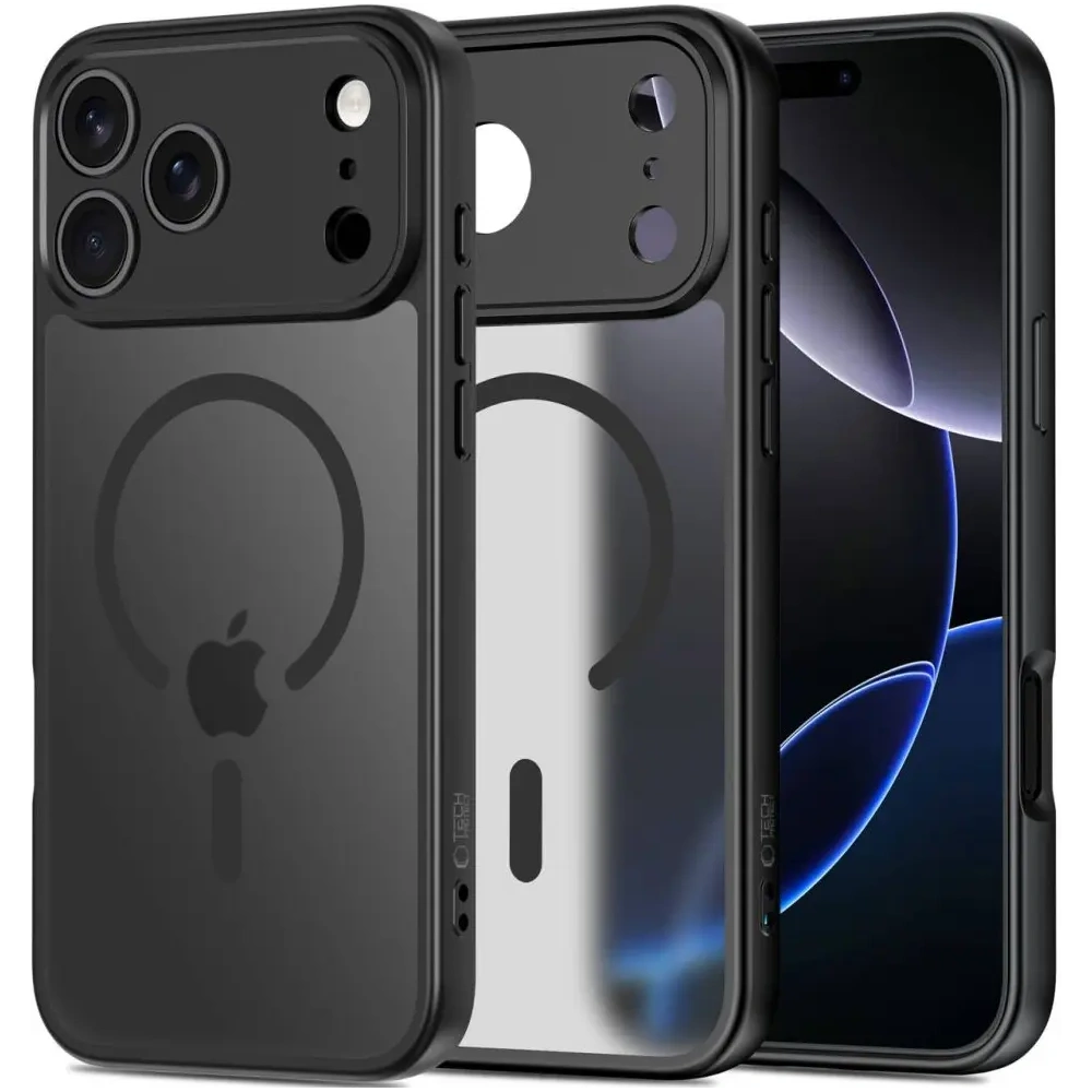 Etui Tech-Protect BasicMag MagSafe do Apple iPhone 17 Pro Max Matte Black