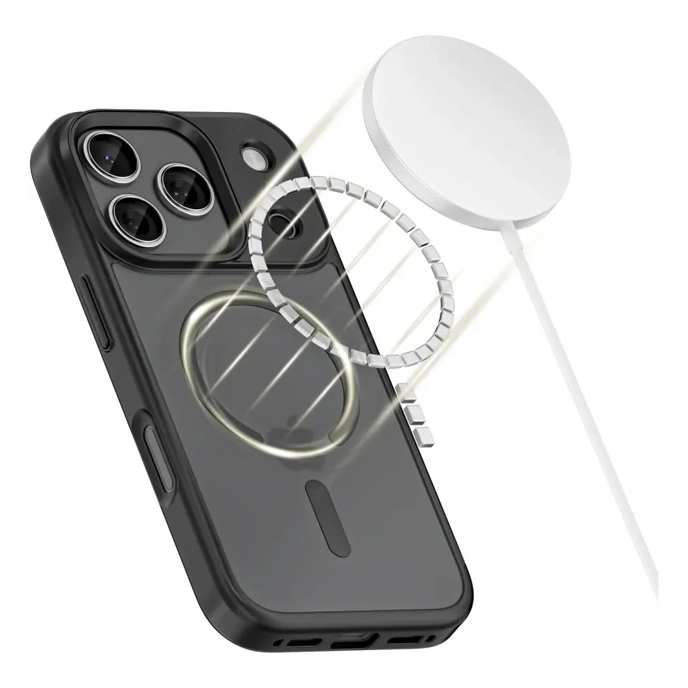 Etui Tech-Protect Magmat MagSafe do Apple iPhone 17 Pro Max Matte Black