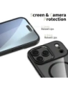 Etui Tech-Protect Magmat MagSafe do Apple iPhone 17 Pro Max Black/clear