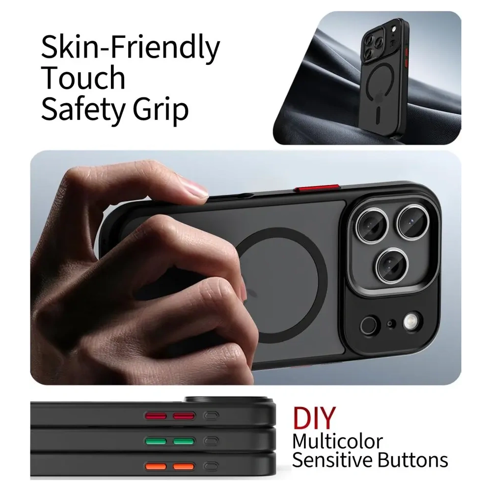 Etui Tech-Protect Magmat Xt 4-set MagSafe do Apple iPhone 17 Pro Matte Black