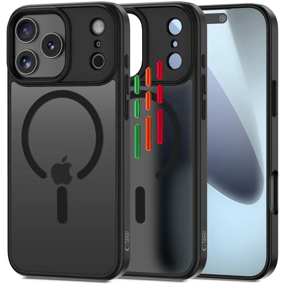 Etui Tech-Protect Magmat Xt 4-set MagSafe do Apple iPhone 17 Pro Max Matte Black