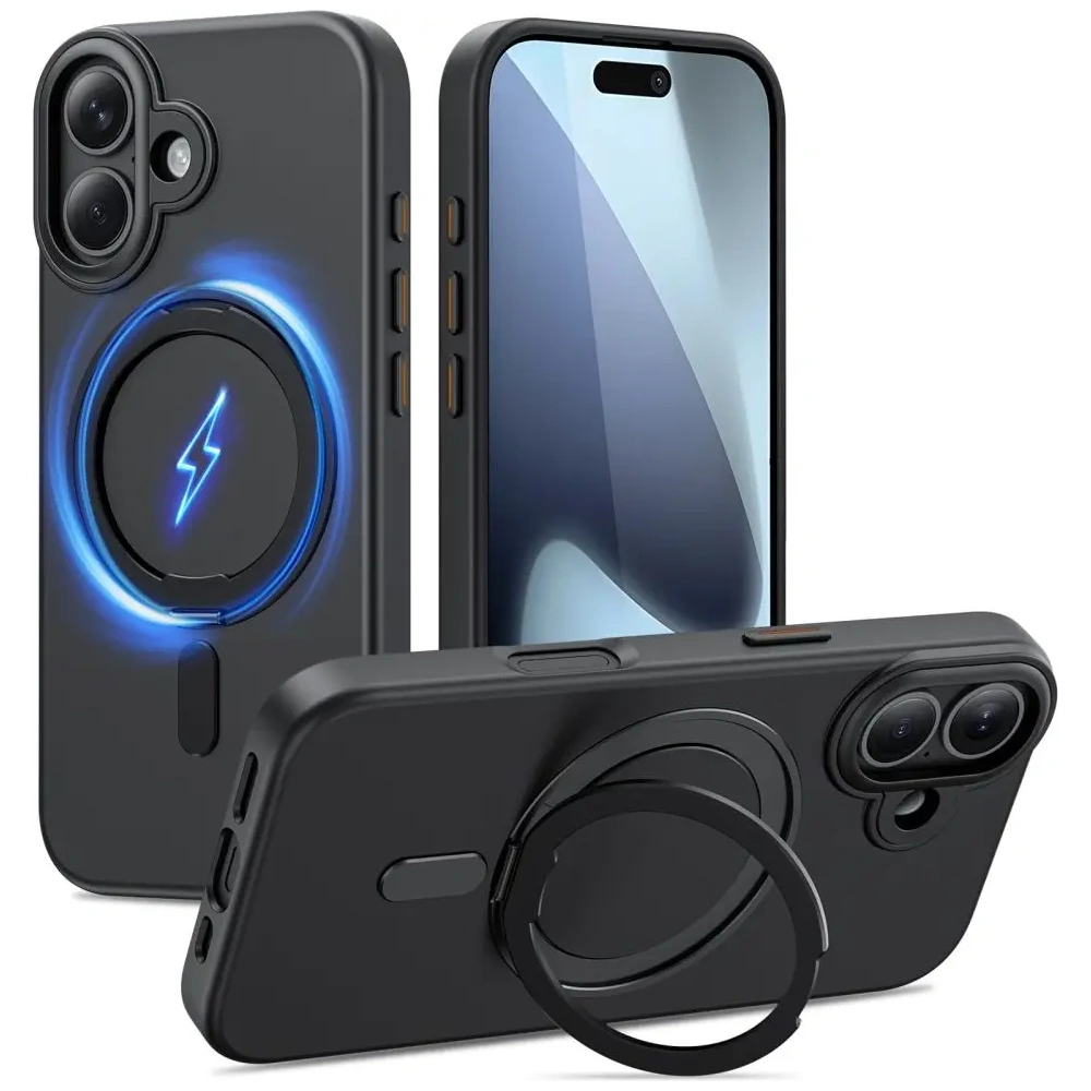 Etui Tech-Protect Magring MagSafe do Apple iPhone 17 Matte Black