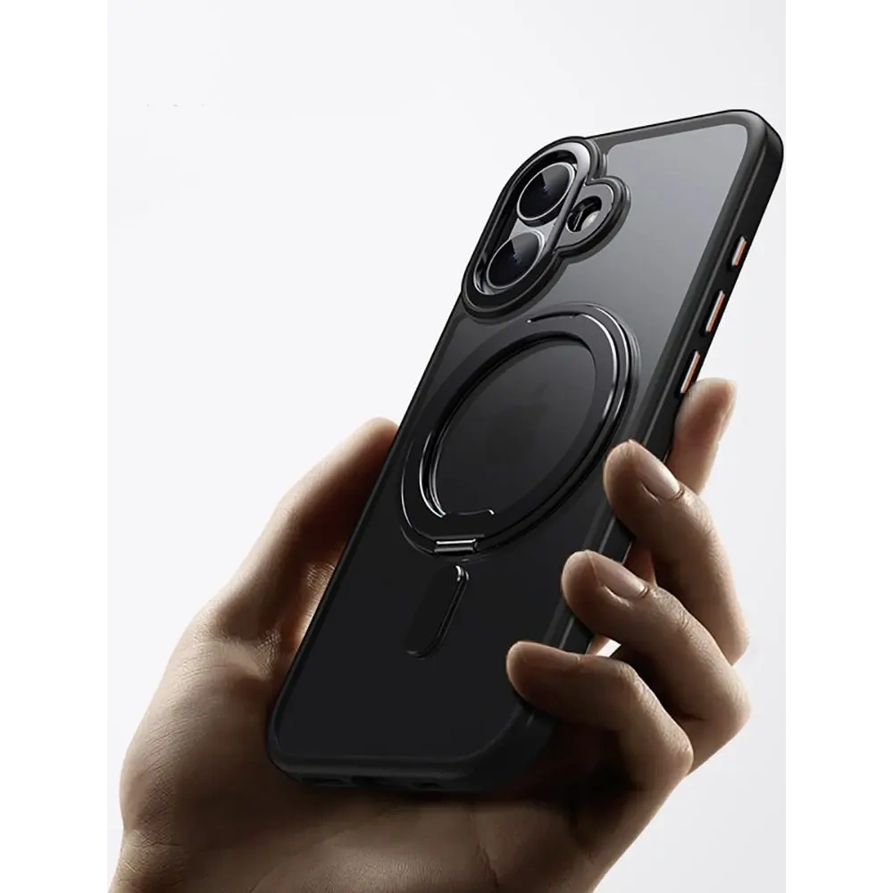 Etui Tech-Protect Magring MagSafe do Apple iPhone 17 Matte Black