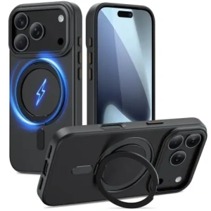 Etui Tech-Protect Magring MagSafe do Apple iPhone 17 Pro Max Matte Black