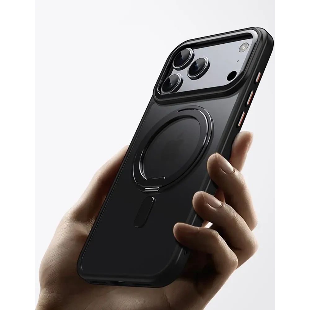 Etui Tech-Protect Magring MagSafe do Apple iPhone 17 Pro Matte Black