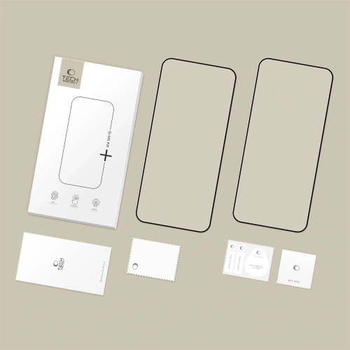 Szkło hartowane Tech-Protect Glass Fit+ do Xiaomi Redmi 15c / Poco C85 Black [2 PACK]