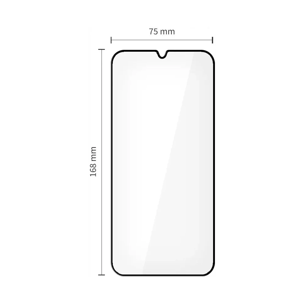 Szkło hartowane Tech-Protect Glass Fit+ do Xiaomi Poco M7 Black [2 PACK]