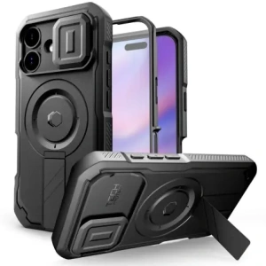 Etui Tech-Protect Kevlar MagSafe do Apple iPhone 17 Black