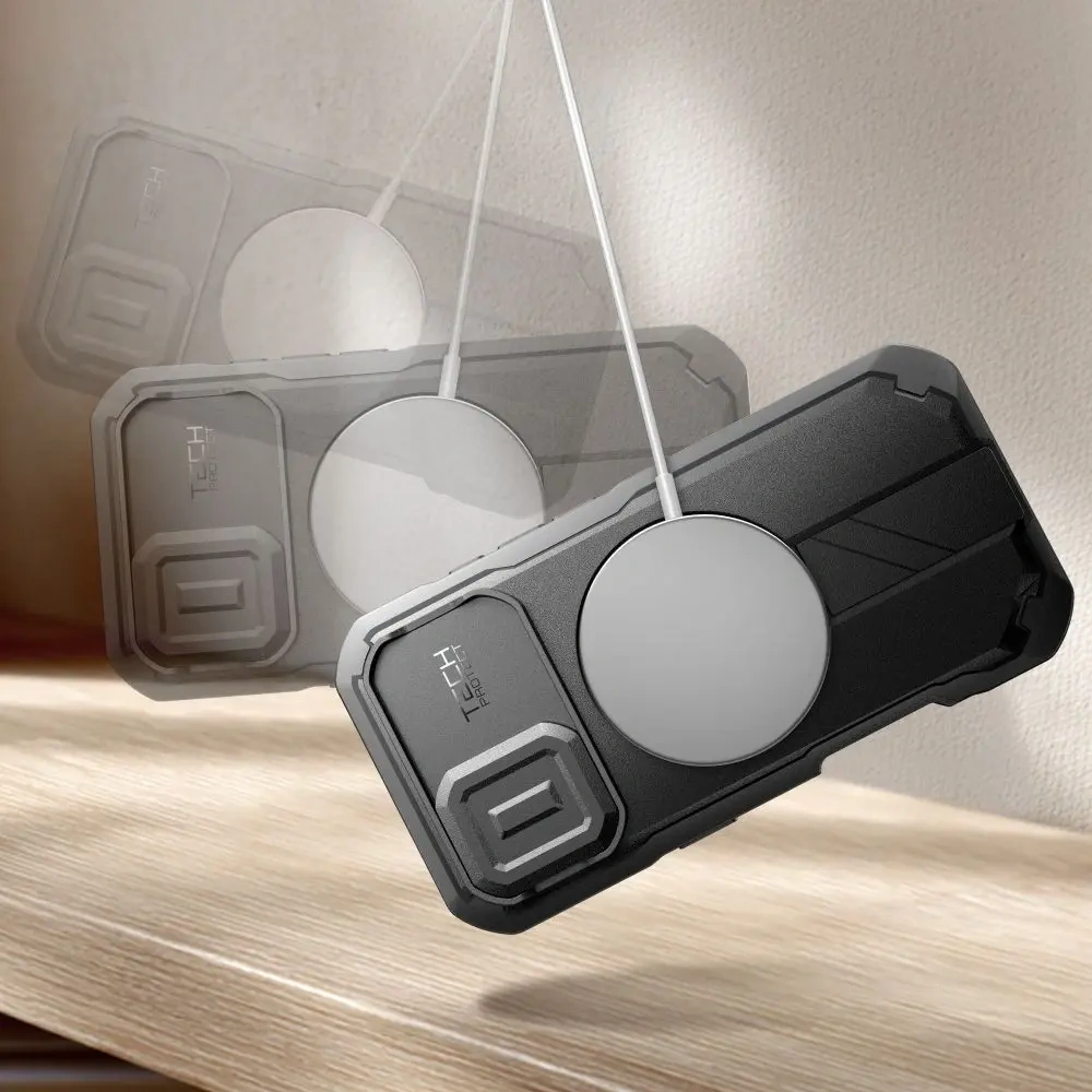 Etui Tech-Protect Kevlar MagSafe do Apple iPhone 17 Black