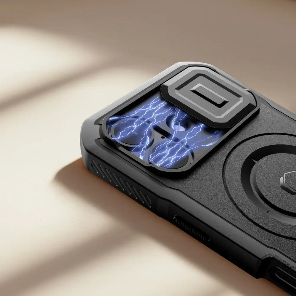 Etui Tech-Protect Kevlar MagSafe do Apple iPhone 17 Black