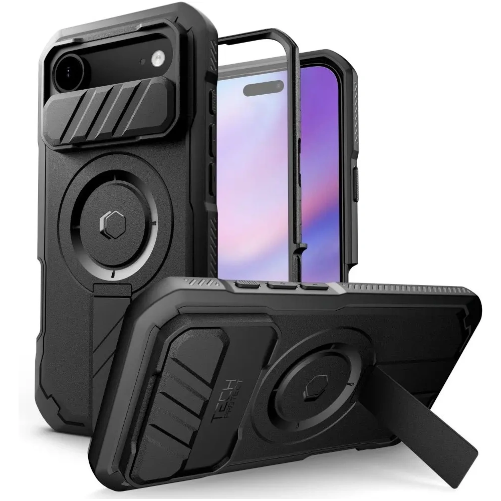 Etui Tech-Protect Kevlar MagSafe do Apple iPhone Air Black