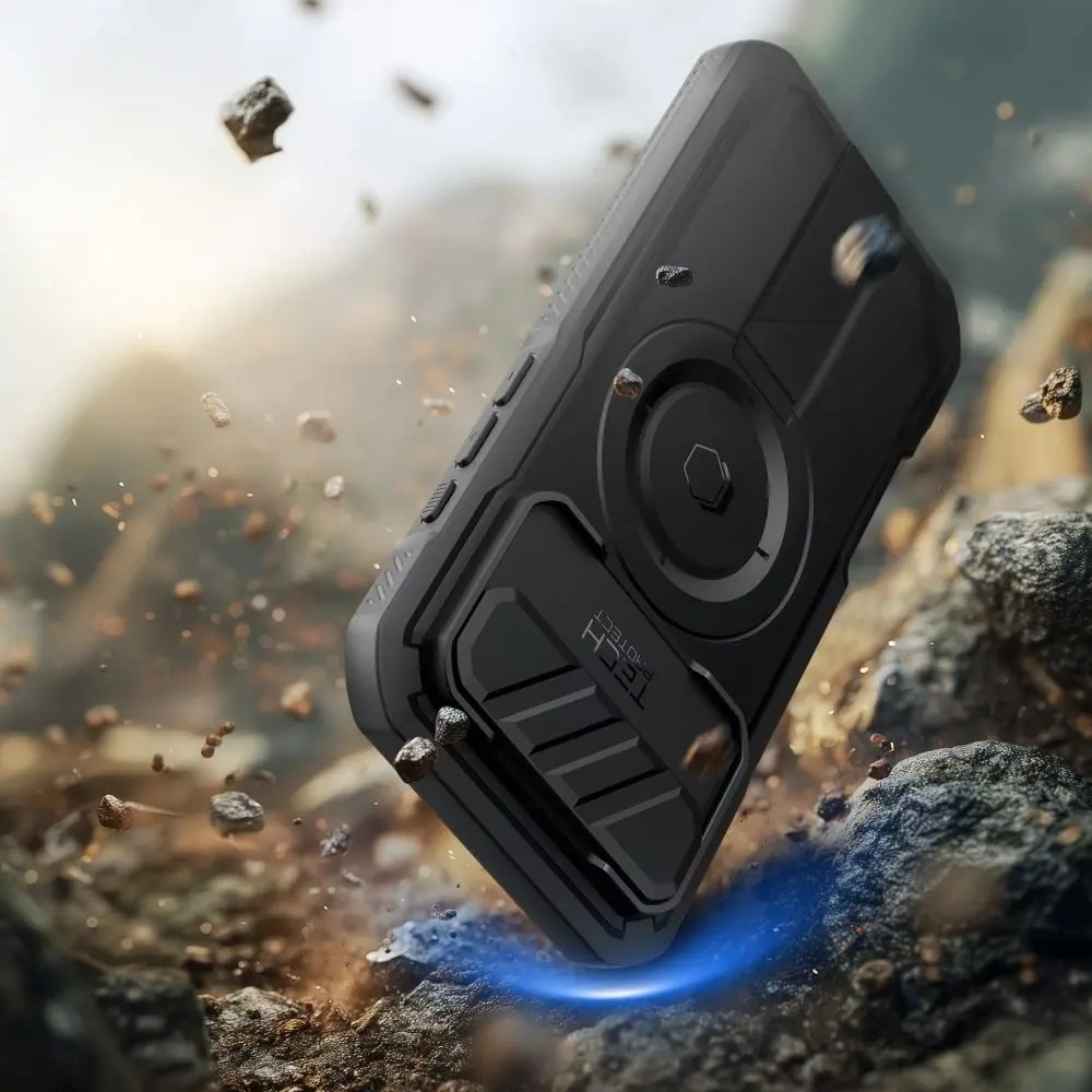 Etui Tech-Protect Kevlar MagSafe do Apple iPhone Air Black