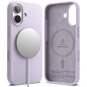 Etui Ringke Silicone Magnetic MagSafe do Apple iPhone 17 Light Purple