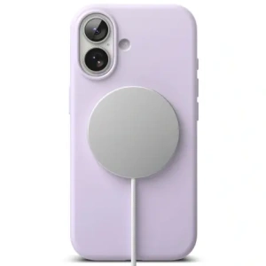 Etui Ringke Silicone Magnetic MagSafe do Apple iPhone 17 Light Purple