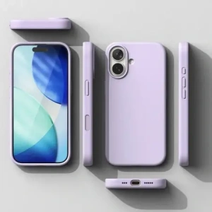 Etui Ringke Silicone Magnetic MagSafe do Apple iPhone 17 Light Purple