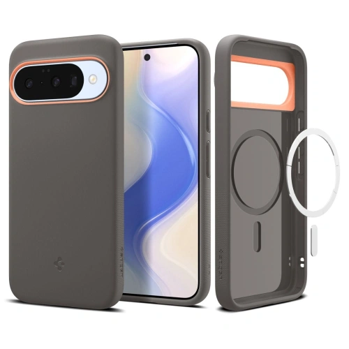 Etui Spigen Nano Pop Mag MagSafe do Google Pixel 10 / 10 Pro Papaya Grey