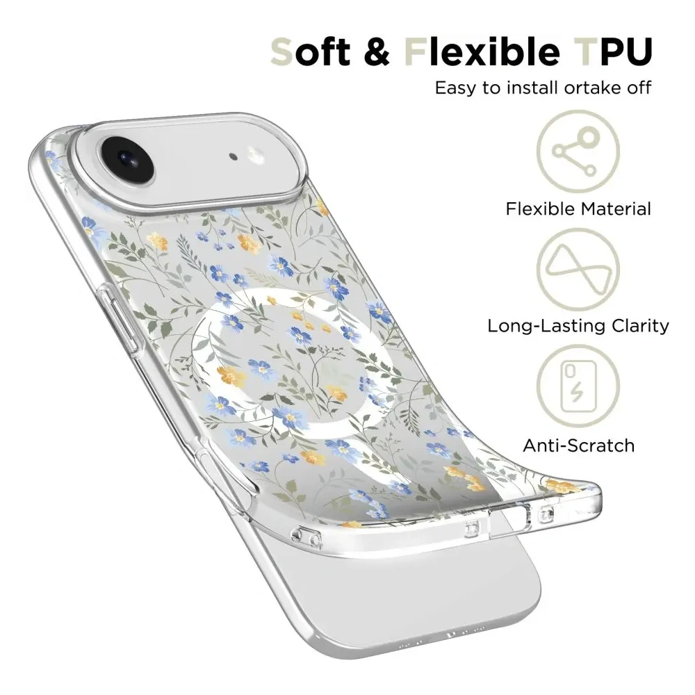 Etui Tech-Protect Flexair MagSafe do Apple iPhone Air Spring Flowers