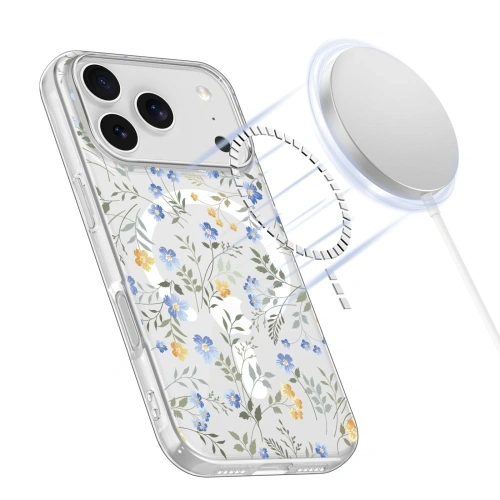Etui Tech-Protect Flexair MagSafe do Apple iPhone 17 Pro Max Spring Flowers