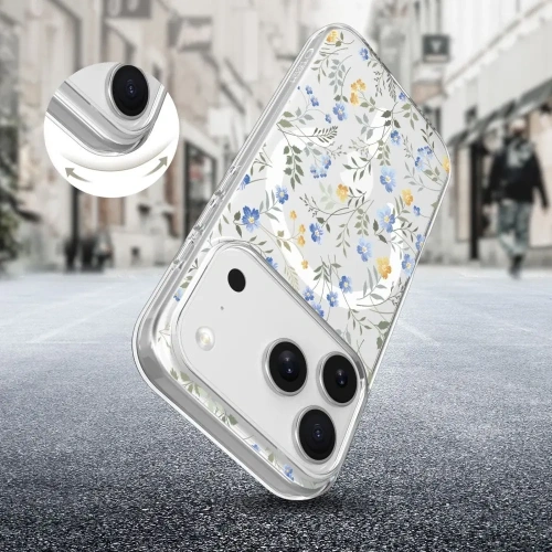 Etui Tech-Protect Flexair MagSafe do Apple iPhone 17 Pro Max Spring Flowers