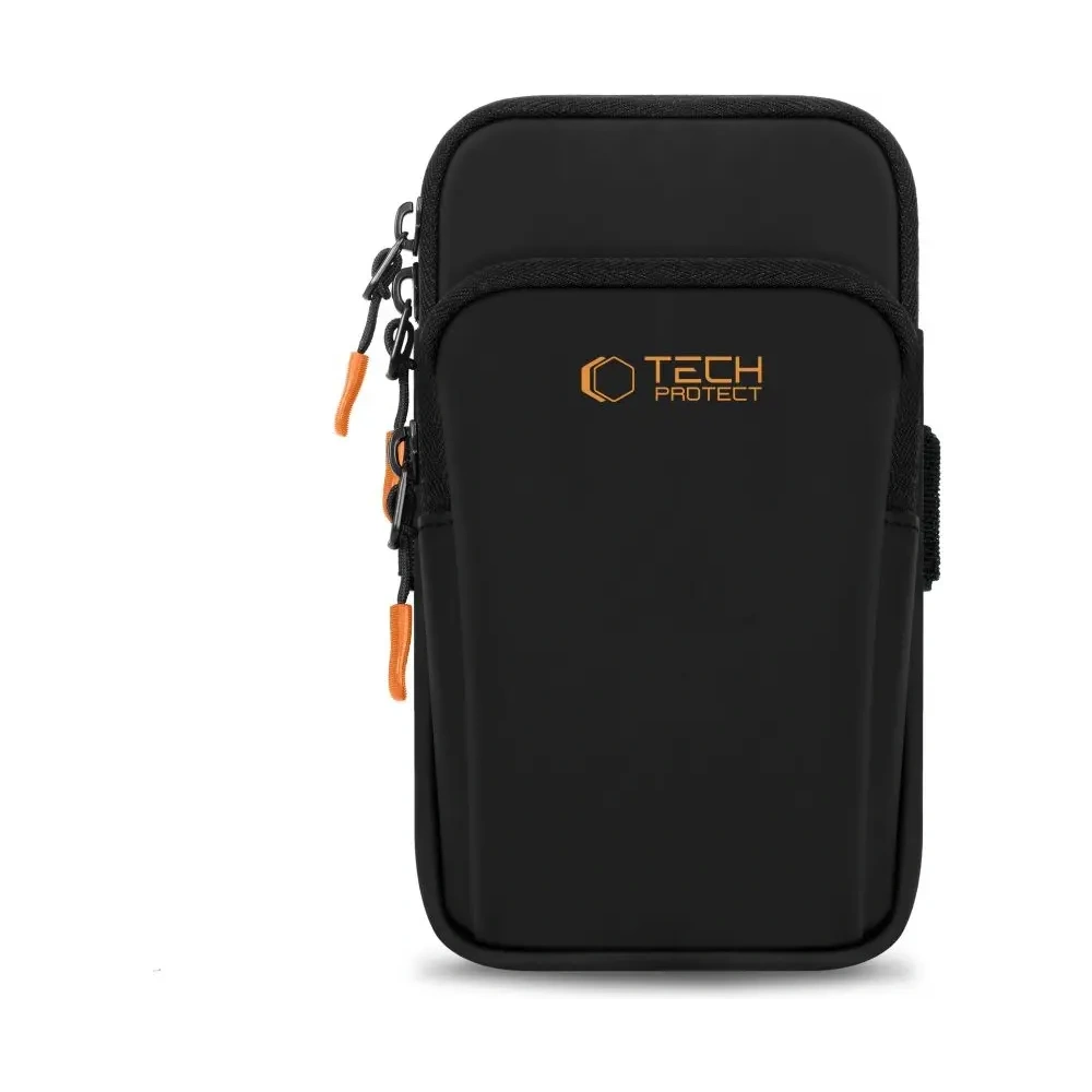 Etui na ramię Tech-Protect M7 Universal Sport Armband Black/orange