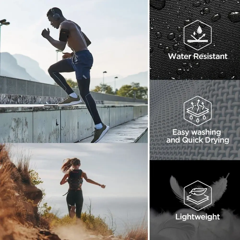 Etui na ramię Tech-Protect M7 Universal Sport Armband Black/orange