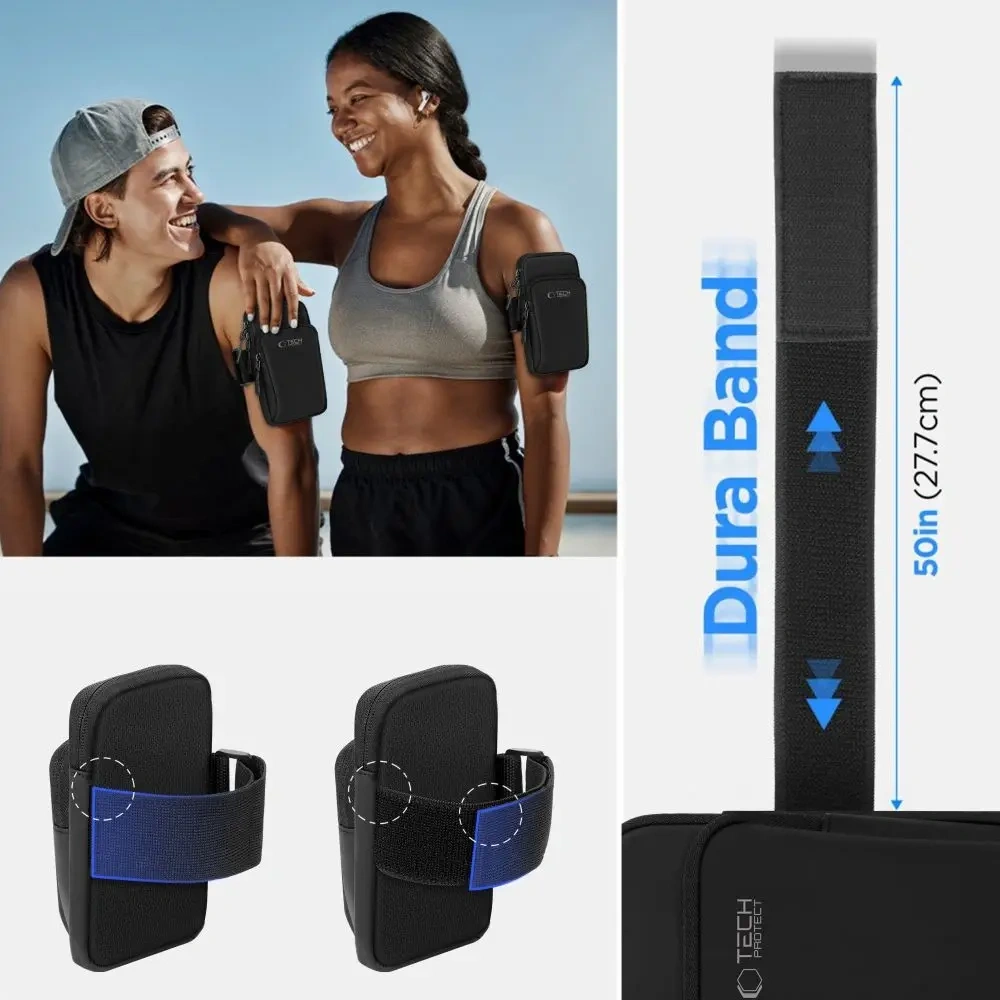 Etui na ramię Tech-Protect M7 Universal Sport Armband Black/black
