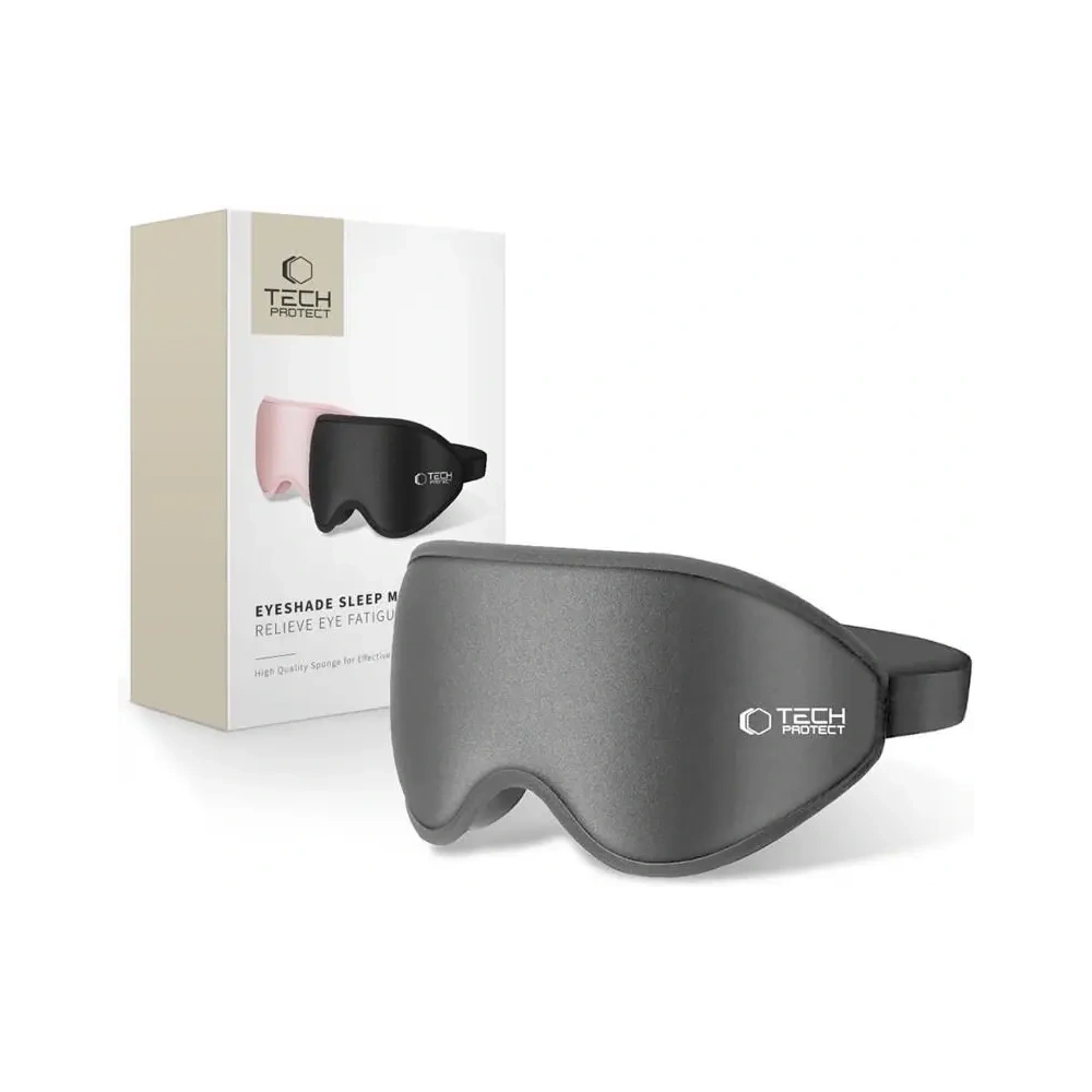 Opaska na oczy Tech-Protect Eyeshade Sleep Mask Grey