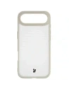 Etui Bizon Case Angelo do Apple iPhone 17 Air półprzezroczyste z beżową ramką