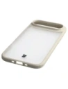 Etui Bizon Case Angelo do Apple iPhone 17 Air półprzezroczyste z beżową ramką