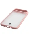 Etui Bizon Case Angelo do Apple iPhone 17 Air półprzezroczyste z jasnoróżową ramką