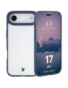 Etui Bizon Case Angelo do Apple iPhone 17 Air półprzezroczyste z granatową ramką