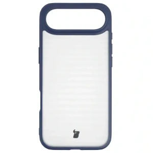 Etui Bizon Case Angelo do Apple iPhone 17 Air półprzezroczyste z granatową ramką