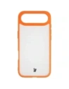 Etui Bizon Case Angelo do Apple iPhone 17 Air półprzezroczyste z pomarańczową ramką