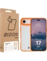 Etui Bizon Case Angelo do Apple iPhone 17 Air półprzezroczyste z pomarańczową ramką