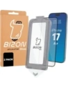 Szkło hartowane z ramką do łatwej aplikacji Bizon Glass Aplikator do Apple iPhone 17 Air [2 PACK]