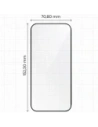 Szkło hartowane z ramką do łatwej aplikacji Bizon Glass Aplikator do Apple iPhone 17 Air [2 PACK]