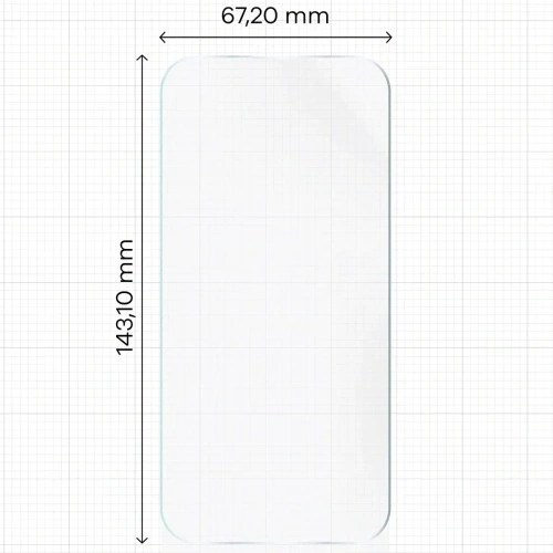 Folia hydrożelowa na ekran Bizon Glass Hydrogel Front do Apple iPhone 15 / 15 Pro / 16 