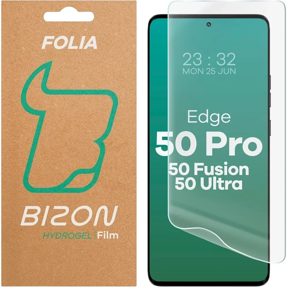 Folia hydrożelowa na ekran Bizon Glass Hydrogel Front do Motorola Edge 50 Pro / 50 Fusion / 50 Ultra