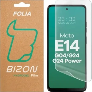 Folia hydrożelowa na ekran Bizon Glass Hydrogel Front do Motorola Moto G04 / G24 / G24 Power / E14