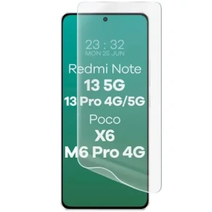 Folia hydrożelowa na ekran Bizon Glass Hydrogel Front do Xiaomi POCO X6 / Redmi Note 13 5G / Redmi Note 13 Pro 4G / 5G / POCO M6 Pro 4G