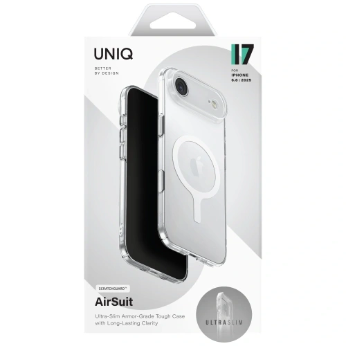 Etui UNIQ Airsuit do Apple iPhone Air MagClick Charging przeźroczysty