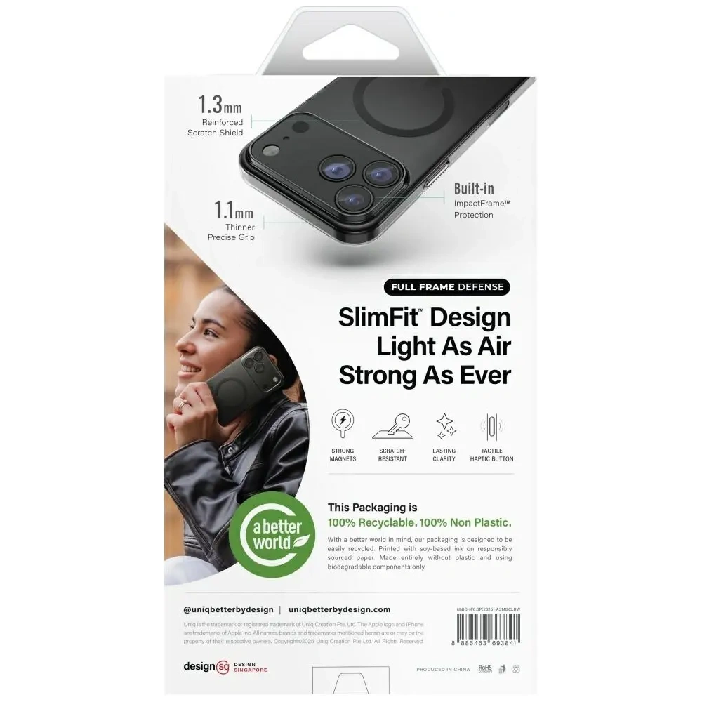 Etui UNIQ Airsuit do Apple iPhone 17 Pro MagClick Charging przeźroczysty