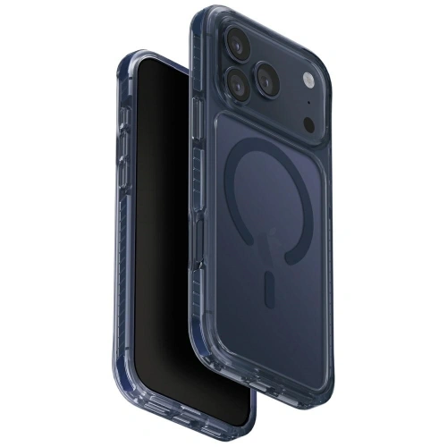 Etui UNIQ Combat do Apple iPhone 17 Pro Max MagClick Charging niebieski
