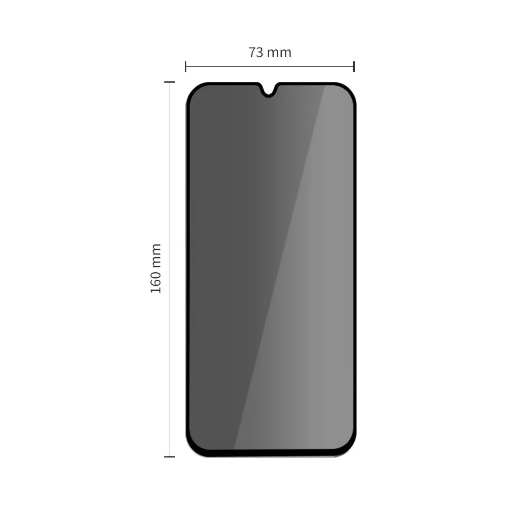 Szkło prywatyzujące Tech-Protect Glass Spy+ do Samsung Galaxy A16 4G / 5G / A26 5G / A17 4G / 5G Privacy [2 PACK]