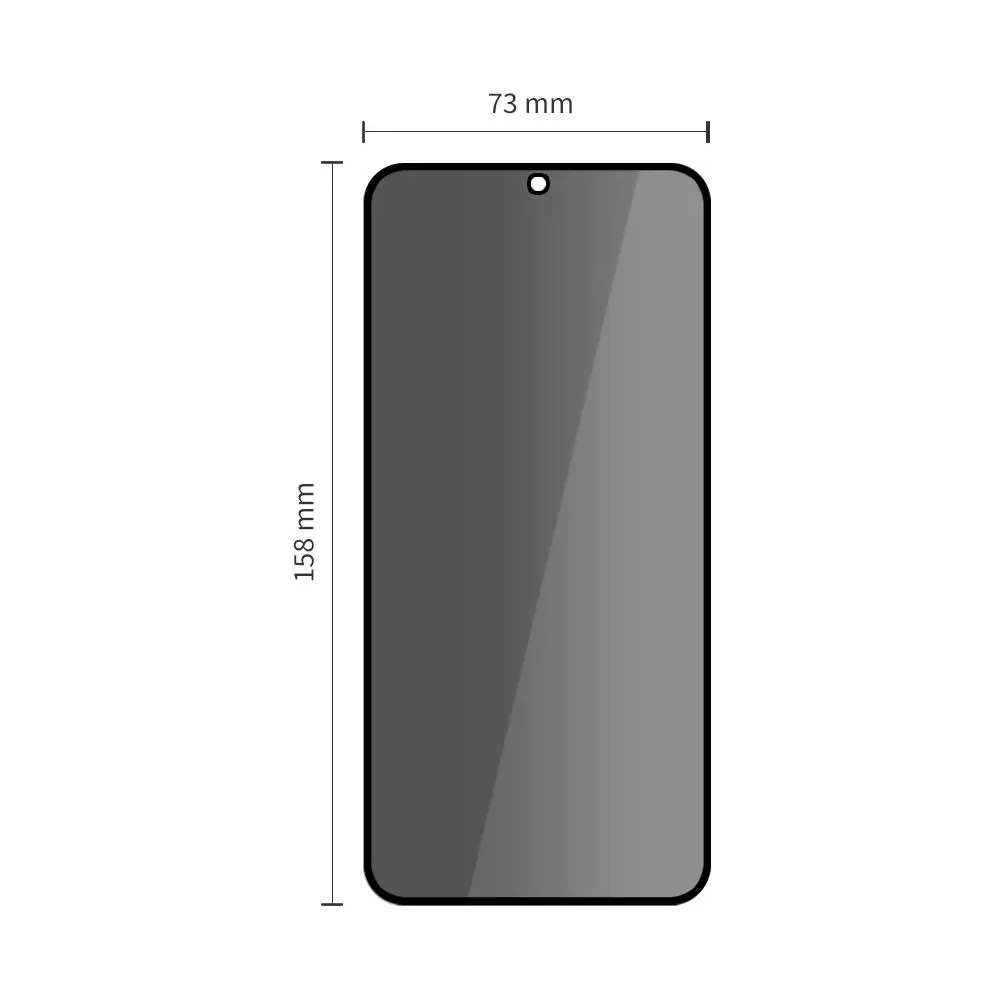 Szkło prywatyzujące Tech-Protect Glass Spy+ do do Samsung Galaxy S25 FE Privacy [2 PACK]