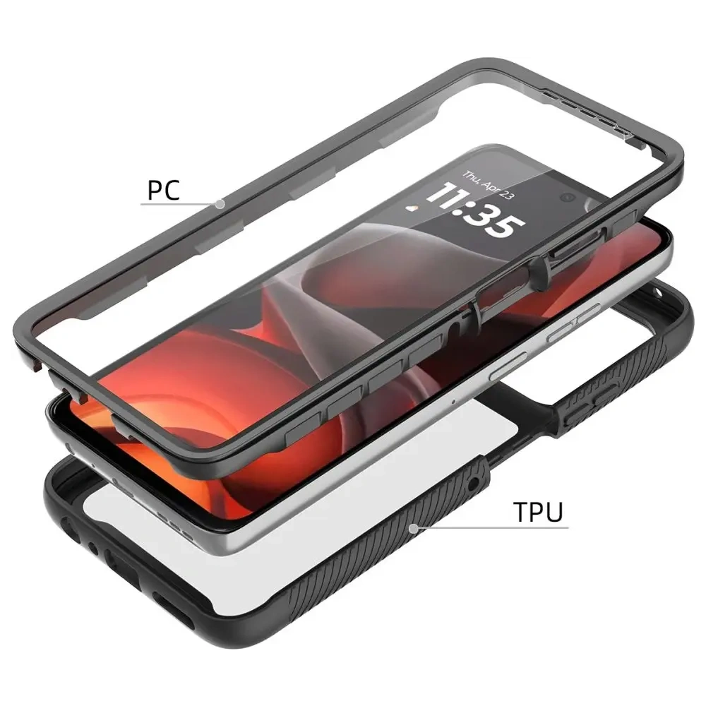 Etui Tech-Protect Defense do Motorola Moto G56 5G Black