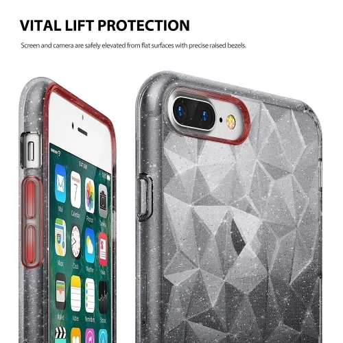 Kup Etui Ringke Air Prism Glitter iPhone 8 Plus/7 Plus Čiré - RGK447CL - {ean13} - Sklep Home Screen