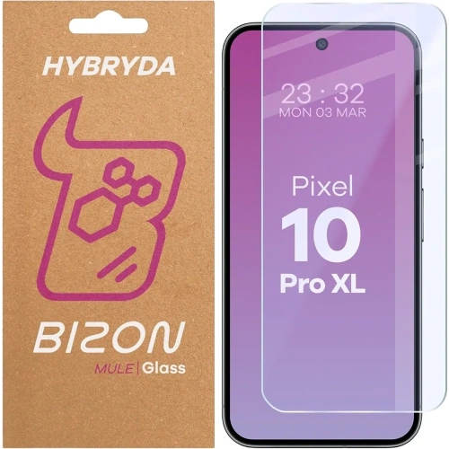 Elastyczne szkło hybrydowe Bizon Glass Mule do Google Pixel 10 Pro XL