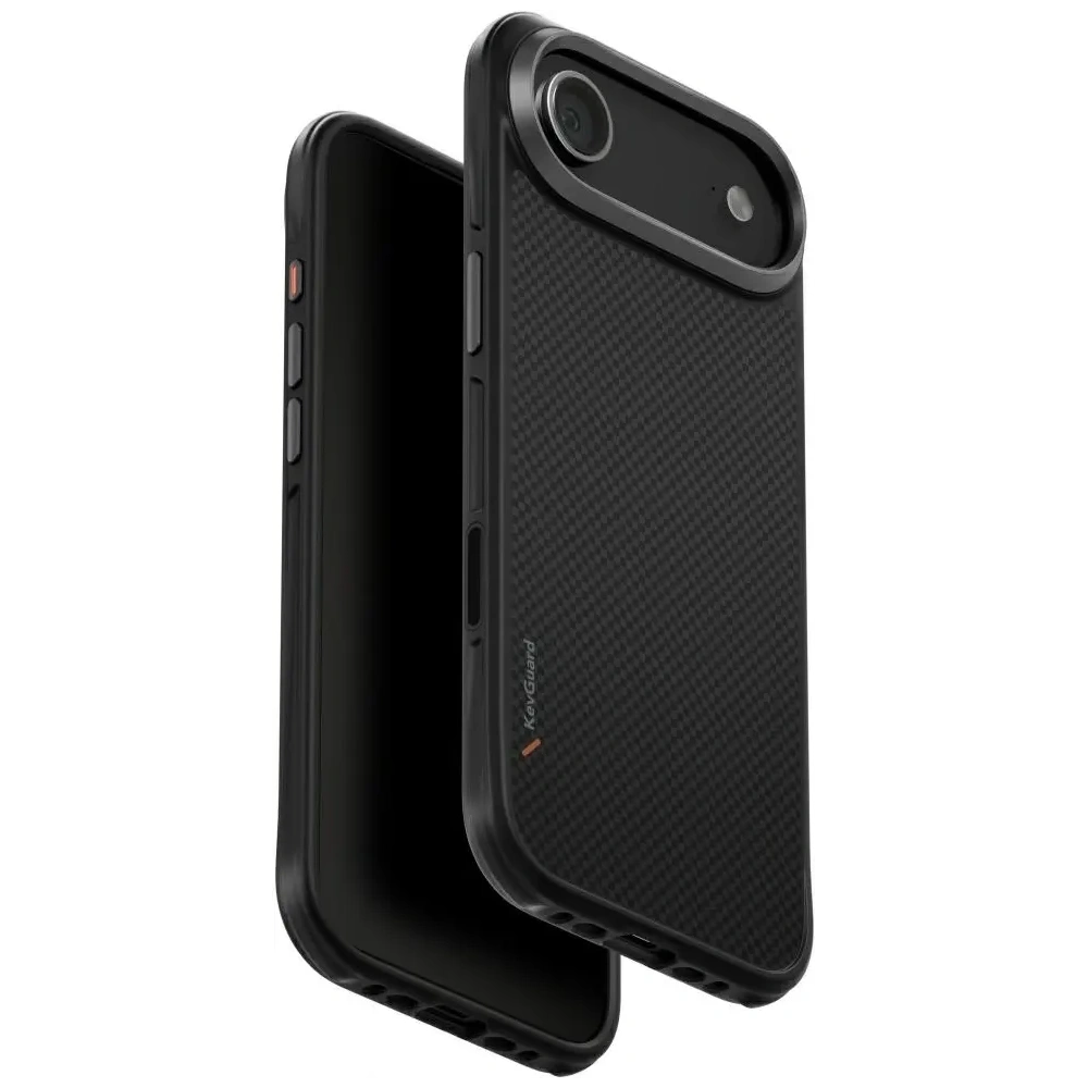 Etui UNIQ Keva do Apple iPhone Air MagClick Charging czarny