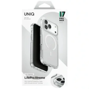 Etui UNIQ LifePro Xtreme do Apple iPhone 17 Pro Max MagClick Charging przezroczysty